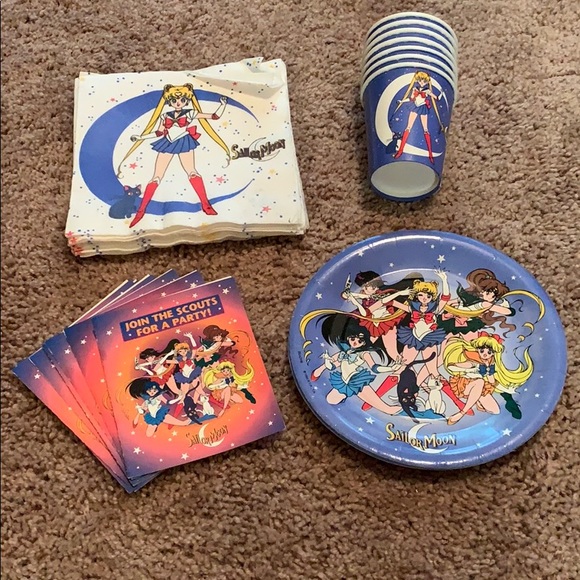 Dining Vintage Sailor Moon Birthday Supplies Poshmark